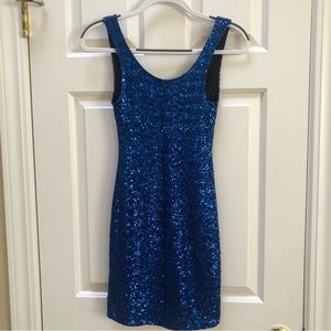 Backstage Sequin Mini Dress Size XXS